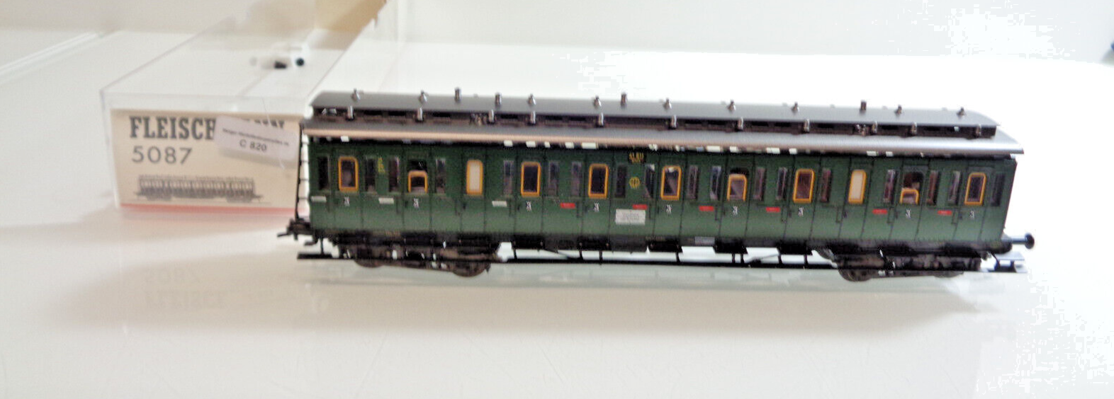 Fleischmann H0 5087 AC Abteilwagen 3.Klasse DRG in OVP C820