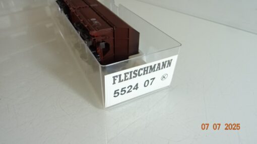 Fleischmann H0 522407 K Selbstentladewagen mit Kohleladung der DB  in OVP PR8925 – Bild 3