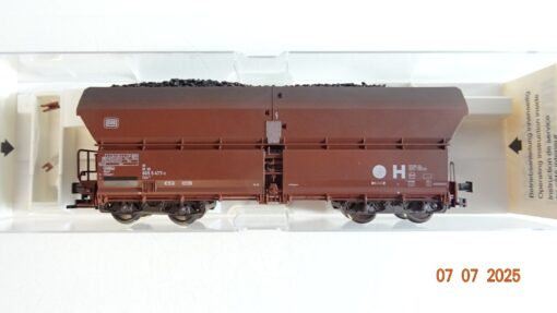 Fleischmann H0 522407 K Selbstentladewagen mit Kohleladung der DB  in OVP PR8925