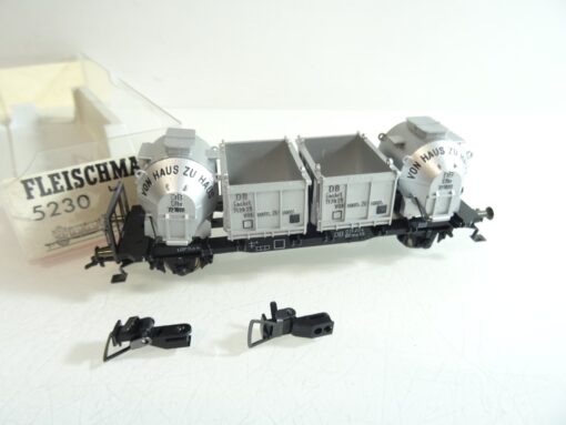 Fleischmann H0 5230 Behälterwagen von Haus zu in OVP RR882 – Bild 3