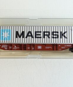 Fleischmann H0 5245 K Containertragwagen mit Container MAERSK  DB in OVP PR8971