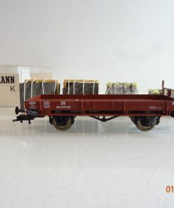 Fleischmann H0 5253K Niederbordwagen mit Marmorblöcke der DB in OVP BH290