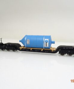 Fleischmann H0 5299K Tiefladewagen mit Ladung Kurz Silo neuwertig in OVP PR2082