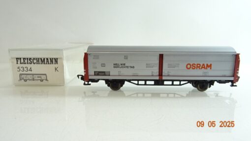 Fleischmann H0 5334 K Schiebewandwagen OSRAM der DB in OVP PR7547