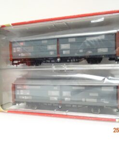 Fleischmann H0 533705 K Schiebewandwagen Hbis299 2 Stück der DB in OVP JL3145
