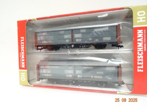 Fleischmann H0 533705 K Schiebewandwagen Hbis299 2 Stück der DB in OVP JL3145
