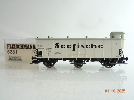 Fleischmann H0 5381K Kühlwagen Seefische der DR in OVP BH264 – Bild 3