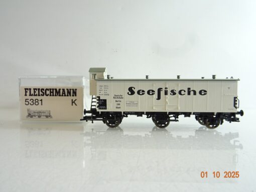 Fleischmann H0 5381K Kühlwagen Seefische der DR in OVP BH264