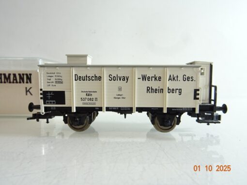 Fleischmann H0 5449K gedeckter Güterwagen Deutsche Solay der DR in OVP BH275 – Bild 3