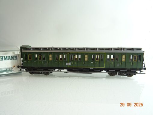 Fleischmann H0 5801 Abteilwagen 1./ 2.Kl. Bremserhaus der K.P.E.V. in OVP BH220 – Bild 3