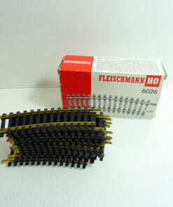 Fleischmann H0 6026 gebogenes Gleis 13Stück siehe Foto in OVP CK1497