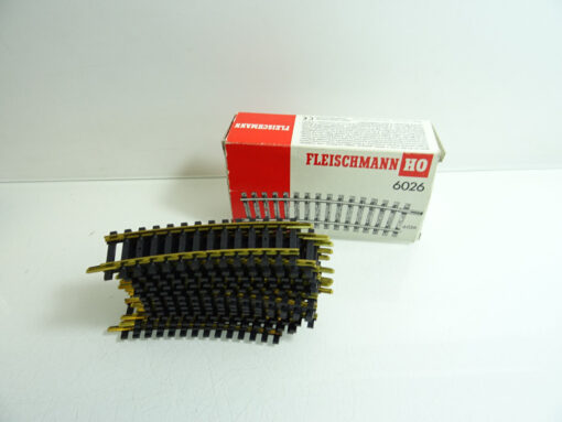 Fleischmann H0 6026 gebogenes Gleis 13Stück siehe Foto in OVP CK1497