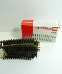 Fleischmann H0 6026 gebogenes Gleis 13Stück siehe Foto in OVP CK1497