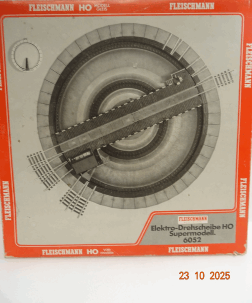 Fleischmann H0 6052 Elektro-Drehscheibe Supermodell in OVP JL3798