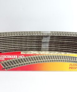 Fleischmann H0 6125 Gebogenes Gleis 10 Stück siehe Foto in OVP CK7622