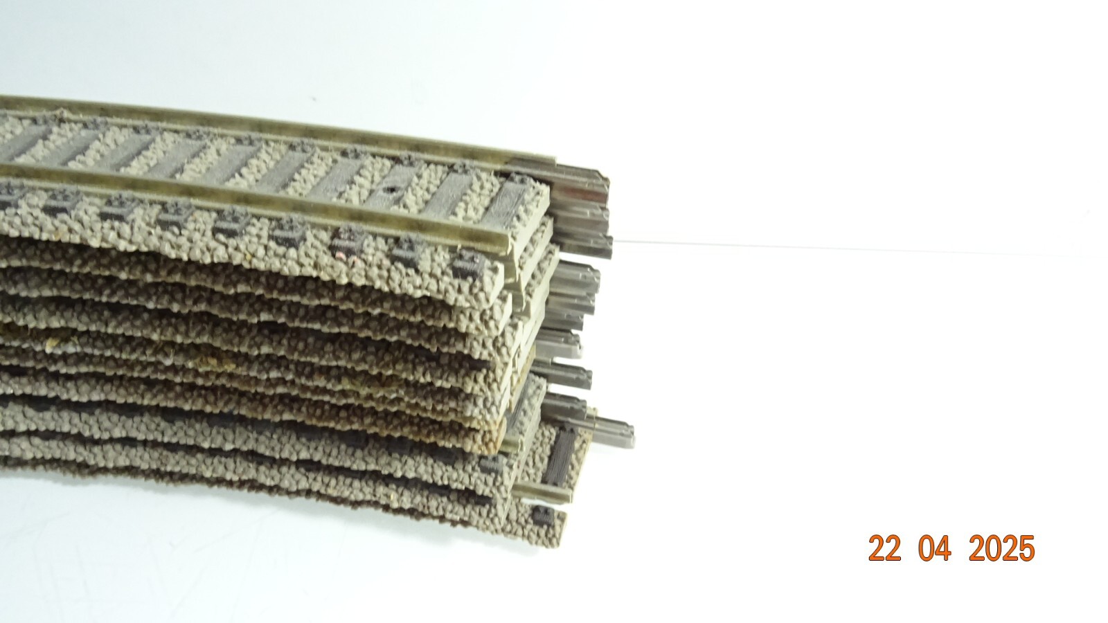 Fleischmann H0 6125 Gebogenes Gleis 10 Stück siehe Foto in OVP CK7622 – Bild 4