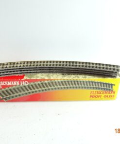 Fleischmann H0 6125 Gebogenes Gleis 4 Stück siehe Foto in OVP CK6741