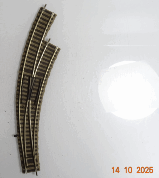 Fleischmann H0 6142 Bogenweiche rechts siehe Foto PK1468 o.