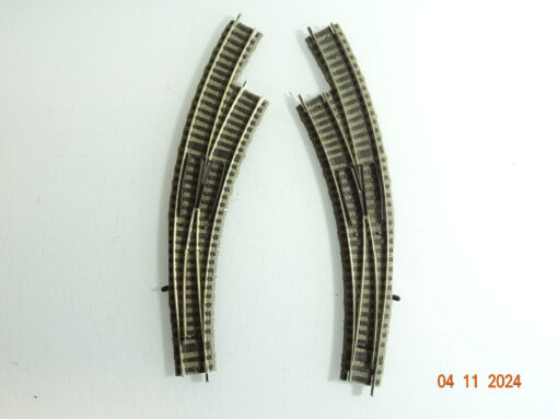 Fleischmann H0 6142 Bogenweiche rechts/links siehe Foto CK3751 o.