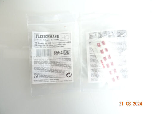Fleischmann H0 6554 DB Logo für ICE Fahrzeuge siehe Foto in OVP CK3028