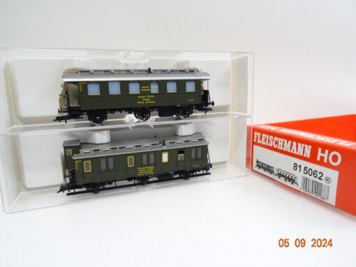 Fleischmann H0 815062 K Wagen-Set 2tlg. Unfall-Hilfszug der DRG in OVP LE5648