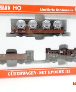 Fleischmann H0 96 5807K Güterwagen -Set 3tlg. der DB in OVP JL3574