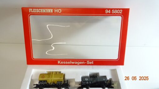 Fleischmann H0 965807 Kesselwagen-Set 4 tlg. der DB in OVP PR8017 – Bild 3