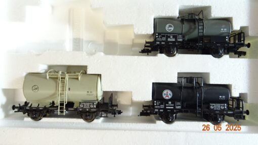 Fleischmann H0 965807 Kesselwagen-Set 4 tlg. der DB in OVP PR8017 – Bild 4