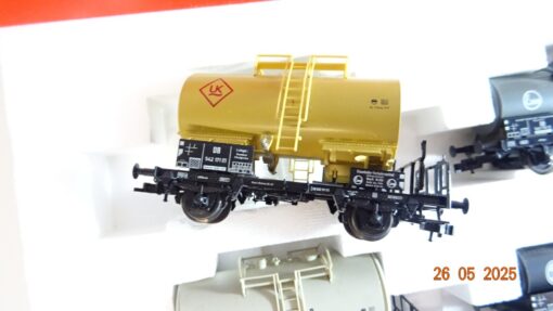 Fleischmann H0 965807 Kesselwagen-Set 4 tlg. der DB in OVP PR8017 – Bild 6