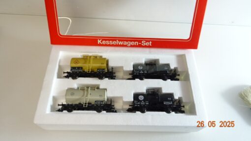 Fleischmann H0 965807 Kesselwagen-Set 4 tlg. der DB in OVP PR8017