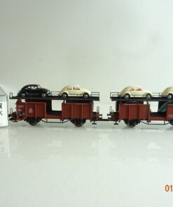 Fleischmann H0 985809 Autotransportwagen Set 2 tlg. der DB in OVP BH238