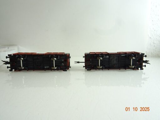 Fleischmann H0 985809 Autotransportwagen Set 2 tlg. der DB in OVP BH238 – Bild 4