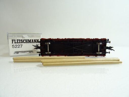 Fleischmann H0 K 5227 Rungenwagen mit Ladung der DB  in OVP PR1210 – Bild 4
