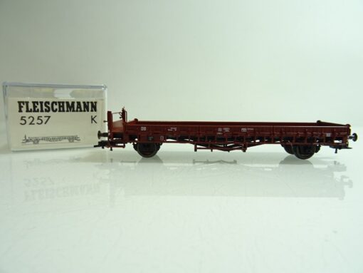 Fleischmann H0 K 5257 Rungenwagen mit Bremserbühne der DB in OVP PR1233