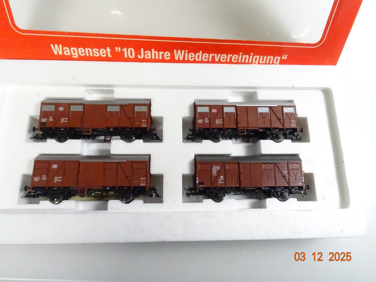 Fleischmann H0 K 995810 Wagen-Set 10 Jahre Wiedervereinigung DB/DR in OVP BH1614