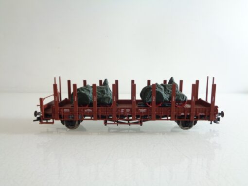 Fleischmann H0 Rungenwagen mit 2 Lanz Bulldog der DR BH716 o. – Bild 3