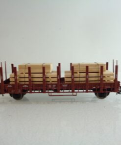 Fleischmann H0 Rungenwagen mit Ladung der DB BH710 o.