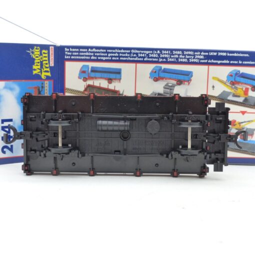 Fleischmann Magic Train 2441 Rungenwagen mit Bremserbühne Stm.L.B. in OVP EX6628 – Bild 4