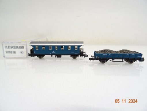 Fleischmann N 200916 K Bauzug Set der DB in OVP PR3696