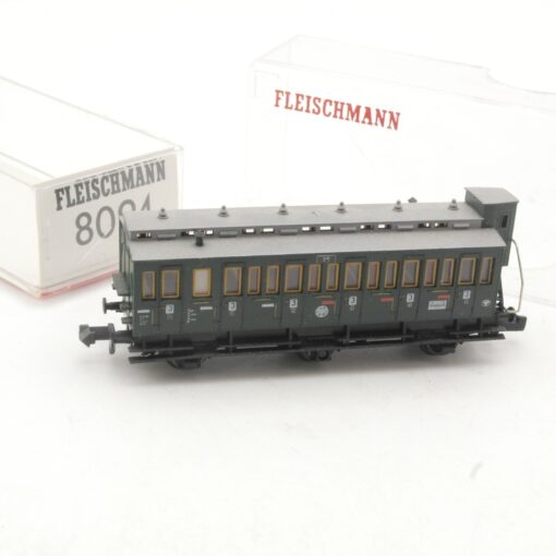 Fleischmann N 8094 Abteilwagen 3.Kl. mit Bremserhaus der DRG in OVP RR4168 – Bild 3