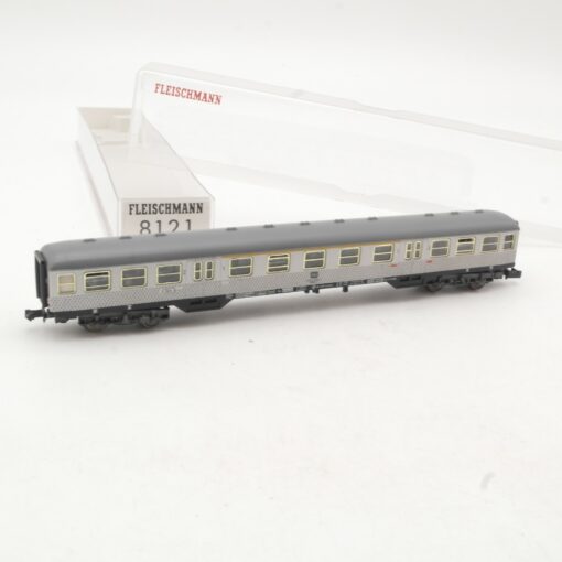 Fleischmann N 8121 Nahverkehrswagen 1./2. Klasse der DB Silberling in OVP RR4163 – Bild 3