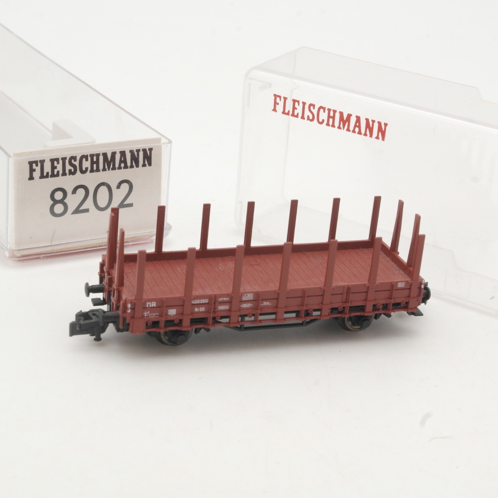 Fleischmann N 8202 Rungenwagen der DB in OVP RR5370 – Bild 3