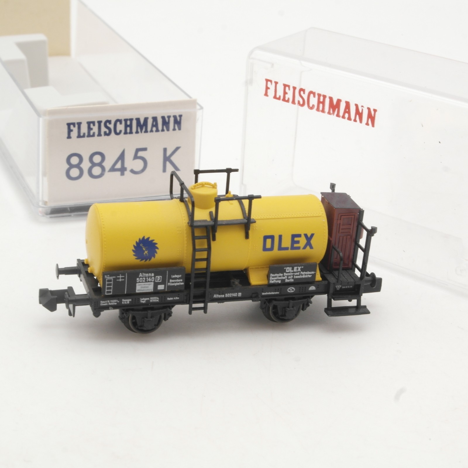 Fleischmann N 8845 K Kesselwagen OLEX der K.P.E.V. in OVP RR5357 – Bild 3
