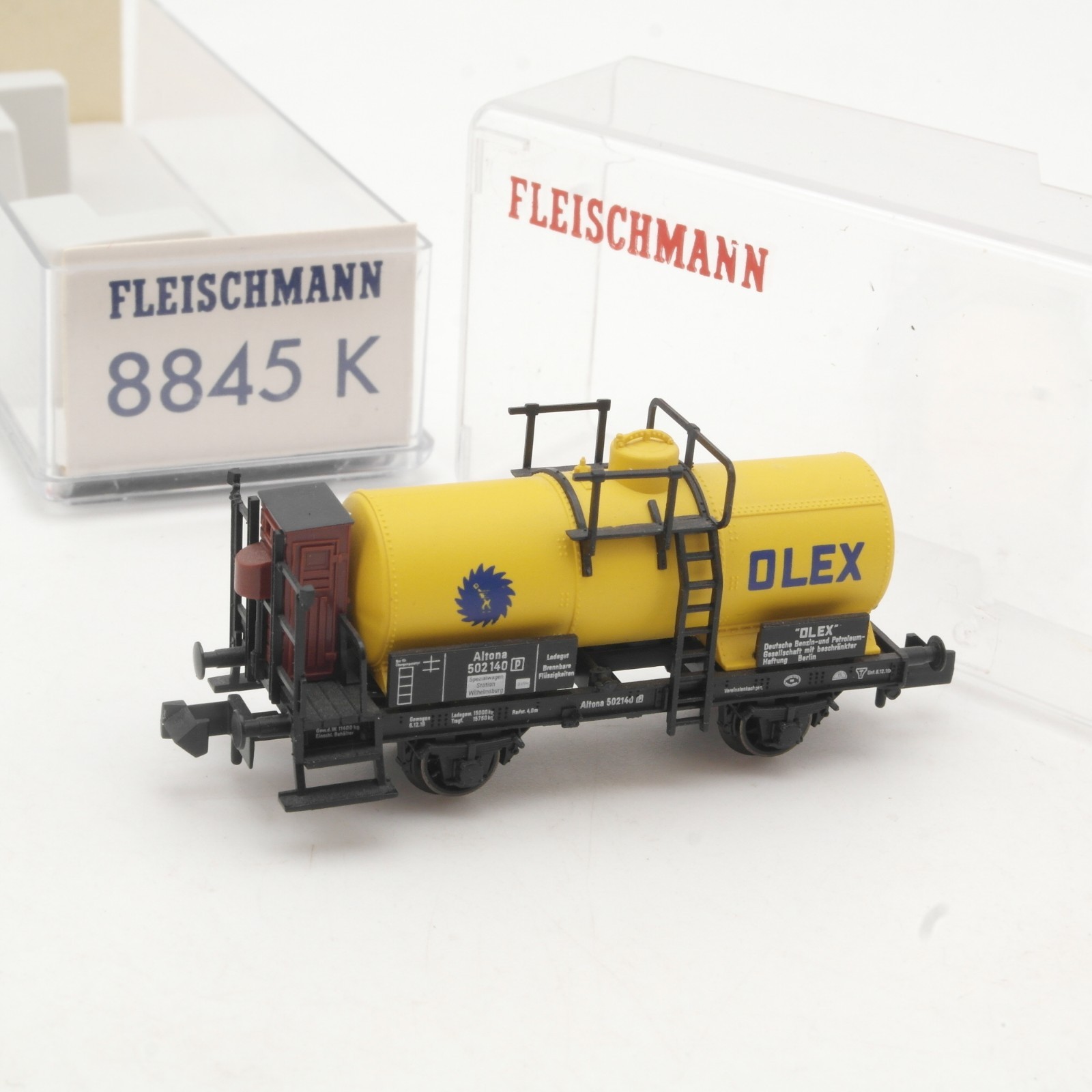 Fleischmann N 8845 K Kesselwagen OLEX der K.P.E.V. in OVP RR5357