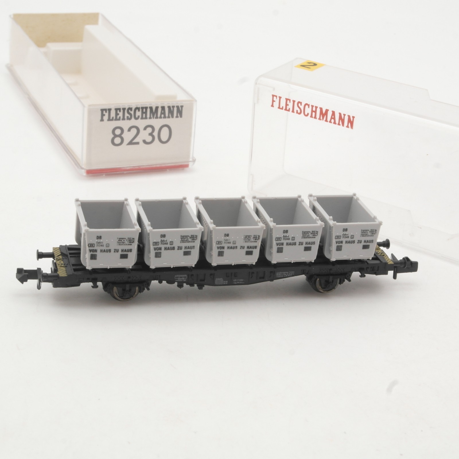 Fleischmann N Behälterwagen von Haus zu Haus der DB in EVP RR5372