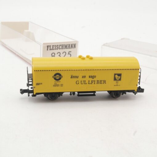 Fleischmann N gedeckter Güterwagen Gullfiber in EVP RR49 – Bild 3