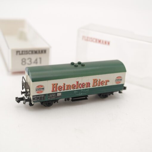 Fleischmann N gedeckter Güterwagen Heineken Bier, siehe Foto in EVP RR2155