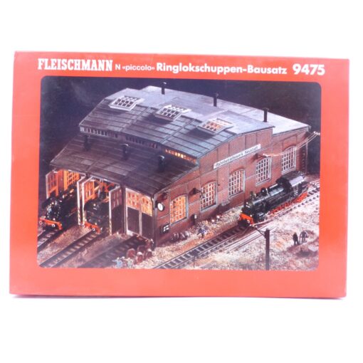 Fleischmann Spur N piccolo Bausatz 9475 Ringlokschuppen in OVP EX6793