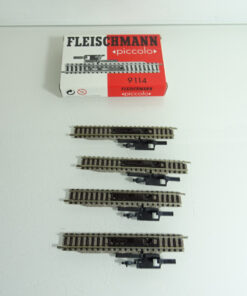 Fleischmann piccolo N 9114 Entkupplungsgleis 4Stück siehe Foto in OVP CK2244