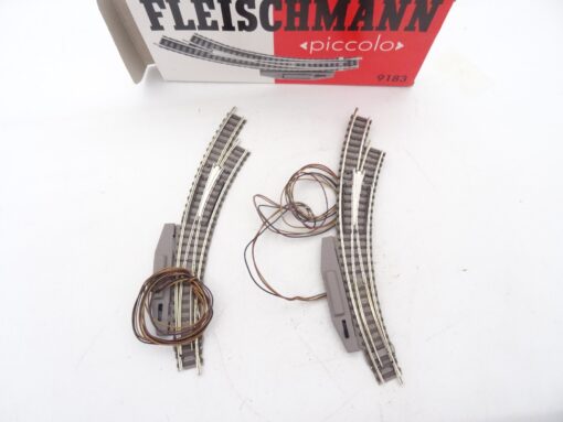 Fleischmann piccolo N 9183 elekt. Bogenweiche siehe Foto in OVP RR1644 – Bild 3